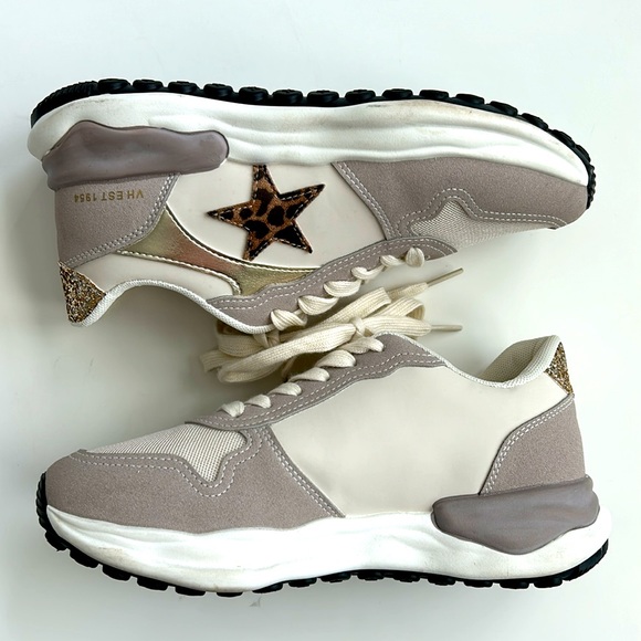 Vintage Havana Nude Glitter Sneakers - Picture 5 of 9